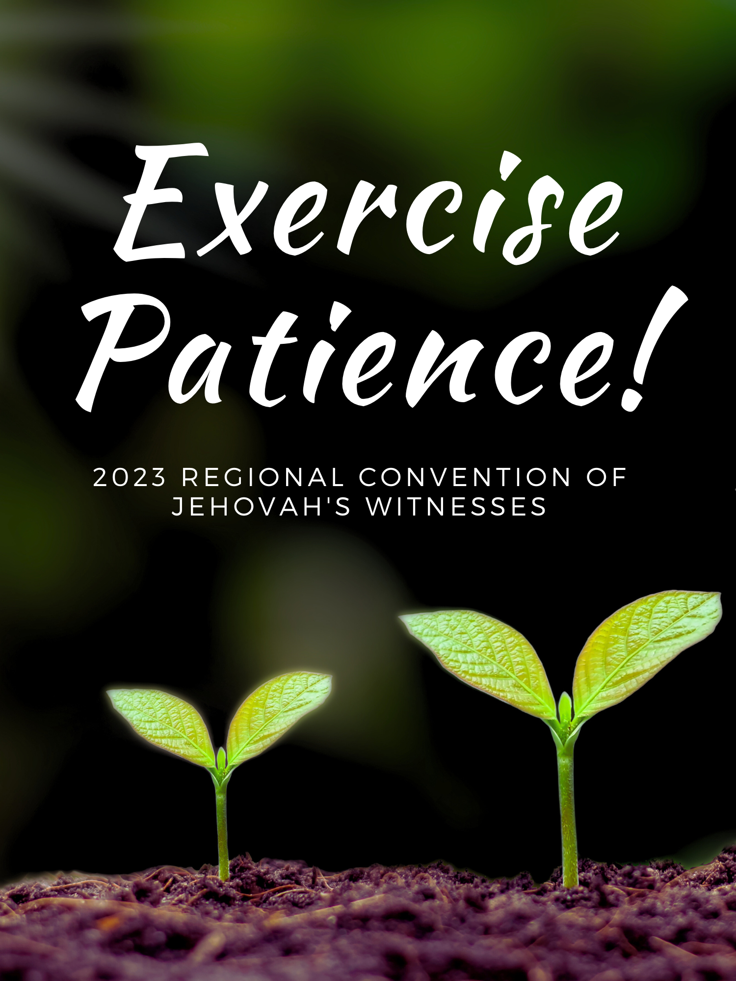 Exercise Patience! 2023 Convention, JW Gift Tags